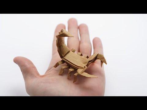 TIME-LAPSE - ORIGAMI SCORPION (Jo Nakashima)