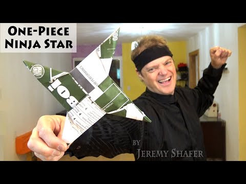 HOW TO: Simple One-Piece Origami Ninja Star HOW TO: Simple One-Piece Origami Ninja Star