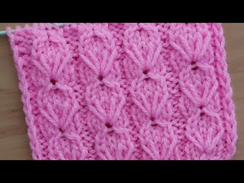 Шикарный узор спицами для детской шапочки, туники, свитера. Шикарный узор спицами для детской шапочки, туники, свитера.