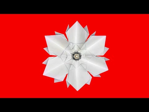 Цветок из бумаги, поделки оригами на 8 марта Цветок из бумаги, поделки оригами на 8 марта
