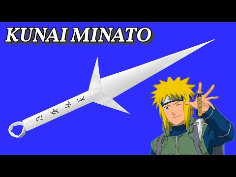 How to Make a Paper Kunai Knife Minato from Naruto | Origami Naruto How to Make a Paper Kunai Knife Minato from Naruto | Origami Naruto