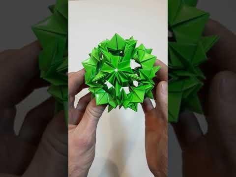 Кусудама Шар; Kusudama ball #Shorts