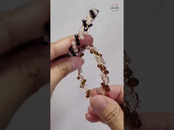 Braided bracele - Free tutorial video link above the title  #shortsvideo #jewelry