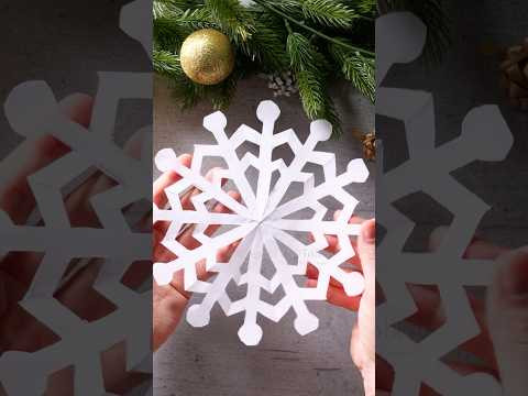 ❄️ Декор Комнаты/Класса: Красивый Цветок/Снежинка из Бумаги!