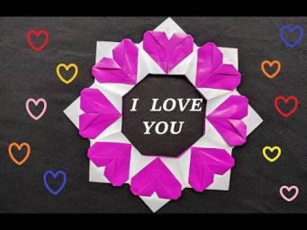 Венок с сердечками | Heart Wreath (kamikey) | Valentine's Day craft