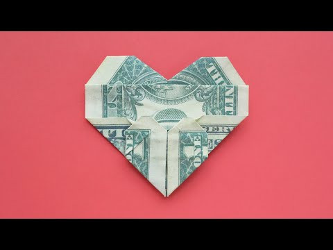 My MONEY DOUBLE HEART | Dollar Origami for Valentine's Day | Tutorial DIY by NProkuda My MONEY DOUBLE HEART | Dollar Origami for Valentine's Day | Tutorial DIY by NProkuda