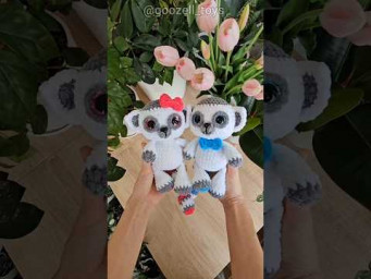 Вязаные Лемурчики по схеме @goozell_toys / Crochet Lemurs pattern by @goozell_toys
