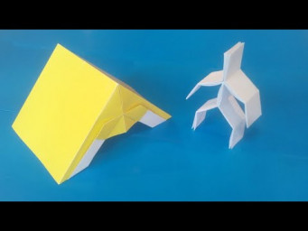 Палатка из бумаги для человечка, Paper tent for a man