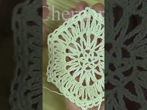 Шестигранный мотив крючком #shotrs Шестигранный мотив крючком #shotrs