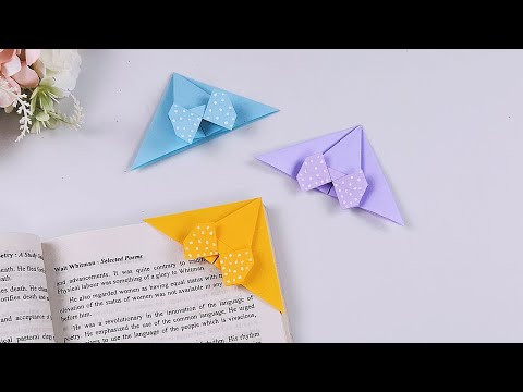 Easy Origami Bookmark Tutorial | How to Make Paper Bookmarks Easy Origami Bookmark Tutorial | How to Make Paper Bookmarks