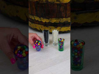 Satisfying Reverse Video With Colorful Beads #shorts #beads #asmrvideo