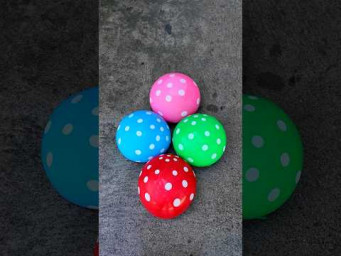 Red Pink Blue Green  Balloon Pop Reverse Video Asmr