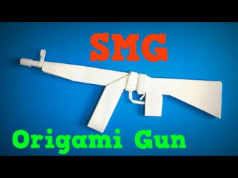 Origami Gun | How to Make a Paper SMG Gun | Easy Origami ART Paper Crafts
