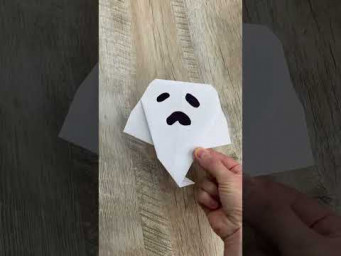 Origami Halloween | Paper Ghost | Origami Ghost #shorts
