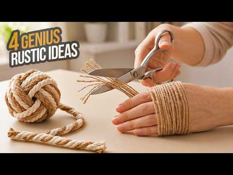 4 Cool Ideas Using Ropes and Twine, Unique designs to suit every taste! rope and twine crafts