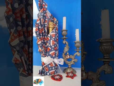 Интересная и простая идея для украшения стола на Новый год. Интересная и простая идея для украшения стола на Новый год.