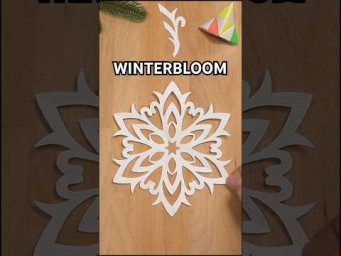 HOW TO MAKE A WINTERBLOOM SNOWFLAKE OUT OF PAPER STEP-BY-STEP ❄️ SNOWFLAKE PAPER CRAFT INCLART