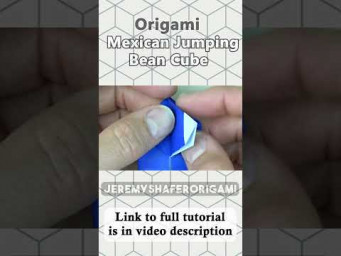 Origami Mexican Jumping Bean / Cube Dude #shorts