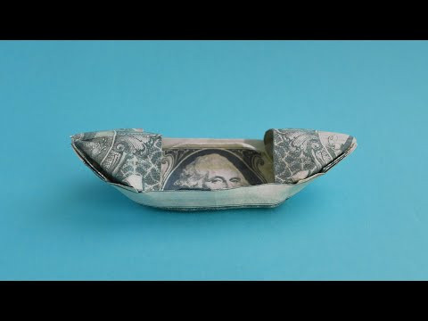 MONEY KAYAK | Easy Dollar Origami Boat | Tutorial DIY by NProkuda