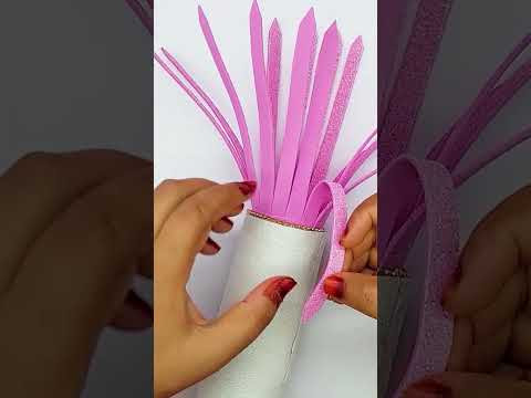 Wow!! Wonderful Flower Vase Making Easy Tutorial at Home #short #shortvideo #craft Wow!! Wonderful Flower Vase Making Easy Tutorial at Home #short #shortvideo #craft