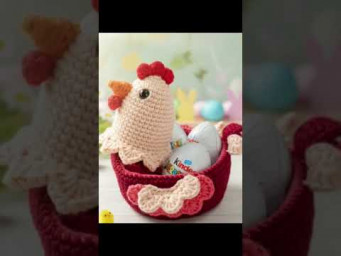Easter Hen Candy Holder 