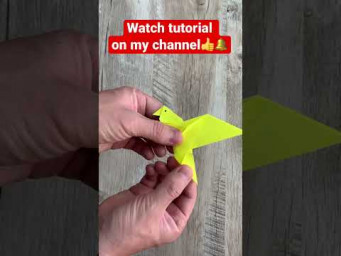 Origami Flapping Bird | Paper Flapping Bird #shorts
