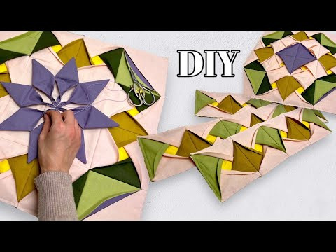DIY - Удивительное лоскутное шитье - Использую ОСТАТКИ ТКАНИ для пошива оригинальной вещи