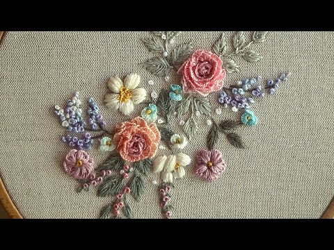 Easy Flower Embroidery Anyone Can Try! Rose Embroidery
