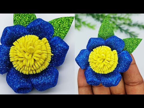 Quick Easy Ways To Decorate Your Living Room | Weeding Decor | DIY Foam Paper Flower