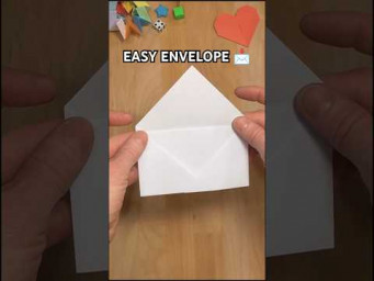 HOW TO MAKE AN ENVELOPE FOR LETTERS WITHOUT GLUE STEP BY STEP | EASY PAPER ENVELOPE INCL ART