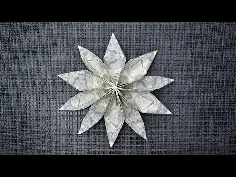Nice MONEY FLOWER | Easy Dollar Origami | Tutorial DIY by NProkuda