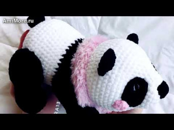 Амигуруми: схема Панда. Игрушки вязаные крючком - Free crochet patterns.