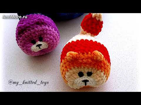 Амигуруми: схема Котик-колобок. Игрушки вязаные крючком - Free crochet patterns. Амигуруми: схема Котик-колобок. Игрушки вязаные крючком - Free crochet patterns.