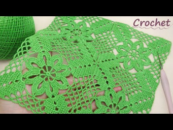 How to Crochet a Beautiful Flower Square 