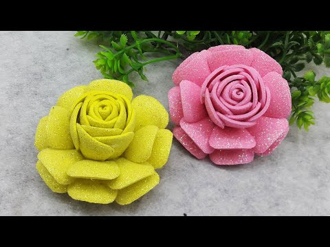 ROSAS EN FOAMI O GOMA EVA FÁCILES Y RAPIDO DE HACER ROSAS EN FOAMI O GOMA EVA FÁCILES Y RAPIDO DE HACER
