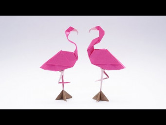 ORIGAMI FLAMINGO 