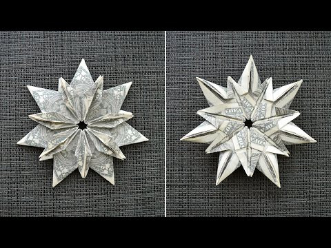 MONEY CHRISTMAS SNOWFLAKE | Easy Dollar Craft and Decoration | Tutorial DIY by NProkuda MONEY CHRISTMAS SNOWFLAKE | Easy Dollar Craft and Decoration | Tutorial DIY by NProkuda