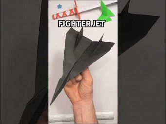 HOW TO FOLD A PLANE FIGHTER JET STEP BY STEP | HOW TO MAKE A PAPER AIRPLANE #shorts