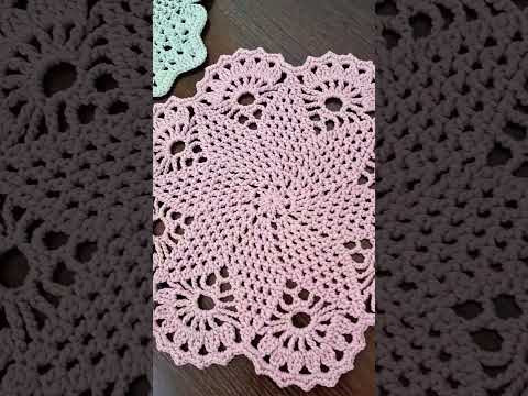 Сервировочные салфетки #вязаниекрючком #crochet Сервировочные салфетки #вязаниекрючком #crochet