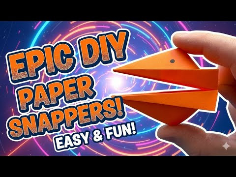 DIY Paper Snapper that BITES! 