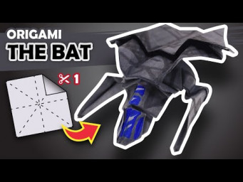 How to make "THE BAT" Paper craft / Origami from "THE DARK KNIGHT RISES"