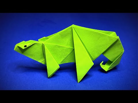Origami Lizard | How to Make a Paper Lizard Chameleon | Origami Animals | Easy Origami ART Origami Lizard | How to Make a Paper Lizard Chameleon | Origami Animals | Easy Origami ART