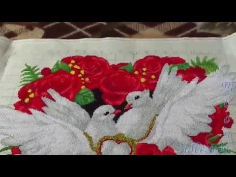 Вышивка крестиком Отчет номер 4 в работе Голуби и Розы)) Мой сад Вышивка крестиком Отчет номер 4 в работе Голуби и Розы)) Мой сад