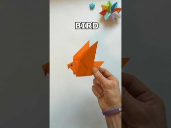 ORIGAMI BIRD TUTORIAL | EASY ORIGAMI STEP BY STEP FOLDING | PAPERCRAFT INCLART