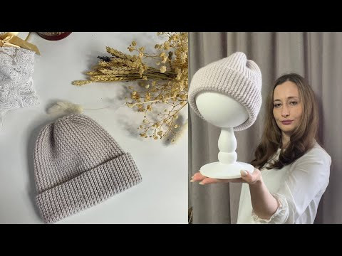 МОДНАЯ шапка за вечер! Пошаговый мастер-класс для начинающих МОДНАЯ шапка за вечер! Пошаговый мастер-класс для начинающих