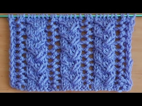 Замечательный несложный узор спицами для жилета, кофточки, туники. Замечательный несложный узор спицами для жилета, кофточки, туники.