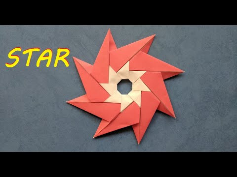 Origami paper star | Зірка орігамі з паперу Origami paper star | Зірка орігамі з паперу